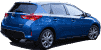 стекла на toyota-auris-hatchback-5d-s-2013-do-2018