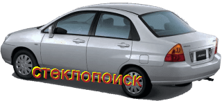 стекла на suzuki-aerio-sedan-4d