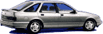стекла на ford-sierra-hatchback-5d-s-1986-do-1993