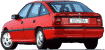 стекла на opel-vectra-a-hatchback-5d-s-1988-do-1995