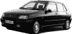 стекла на renault-clio-hatchback-5d-s-1990-do-1998