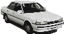 стекла на toyota-carina-ii-sedan-4d-s-1983-do-1988