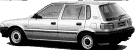 стекла на toyota-corolla-ae90-hatchback-5d-s-1987-do-1992