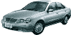 стекла на nissan-pulsar-sedan-4d-s-2000-do-2005