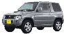 стекла на mitsubishi-pajero-mini-jeep-3d