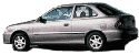 стекла на hyundai-excel-hatchback-3d-s-1995-do-1999