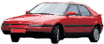 стекла на mazda-astina-hatchback-5d-s-1989-do-1994
