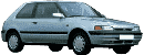 стекла на mazda-familia-hatchback-3d-s-1994-do-2000