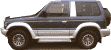 стекла на mitsubishi-montero-jeep-3d-s-1991-do-1999