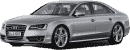 стекла на audi-a8-d4-sedan-4dl-s-2010-do-2018