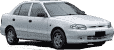 стекла на hyundai-verna-sedan-4d-s-1994-do-1999