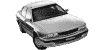 стекла на mitsubishi-magna-sedan-4d-s-1991-do-1996