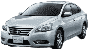 стекла на nissan-pulsar-sedan-4d-s-2013
