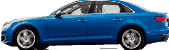 стекла на audi-a4-b9-sedan-4d-s-2016