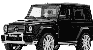 стекла на mercedes-gelandewagen-jeep-3d-s-2012