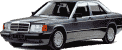 стекла на mercedes-201-e-sedan-4d-s-1985-do-1993